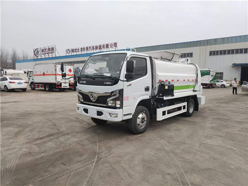 國六東風福瑞卡餐廚垃圾車，6方餐廚垃圾車發往四川